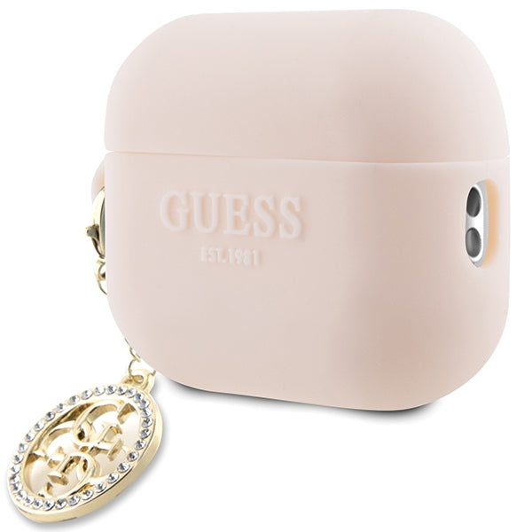 Guess GUAP23DSLGHDP AirPods Pro 2 cover pink/pink 3D Rubber 4G Diamond Charm - Cell phone cases and covers<<<HurtelXML