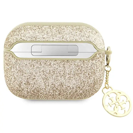 Guess GUAP2GLGSHD AirPods Pro 2 cover gold/gold Glitter Flake 4G Charm - Cell phone cases and covers<<<HurtelXML