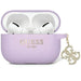 Guess GUAP2LECG4U case for AirPods Pro 2 cover - purple Liquid Silicone Glitter Triangle Charm - Cell phone cases