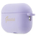 Guess GUAP2LSCHSU AirPods Pro 2 cover purple/purple Silicone Charm Heart Collection - Cell phone cases