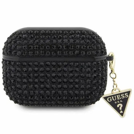 Guess GUAPHDGTPK AirPods Pro cover black/black Rhinestone Triangle Charm - Cell phone cases and covers<<<HurtelXML