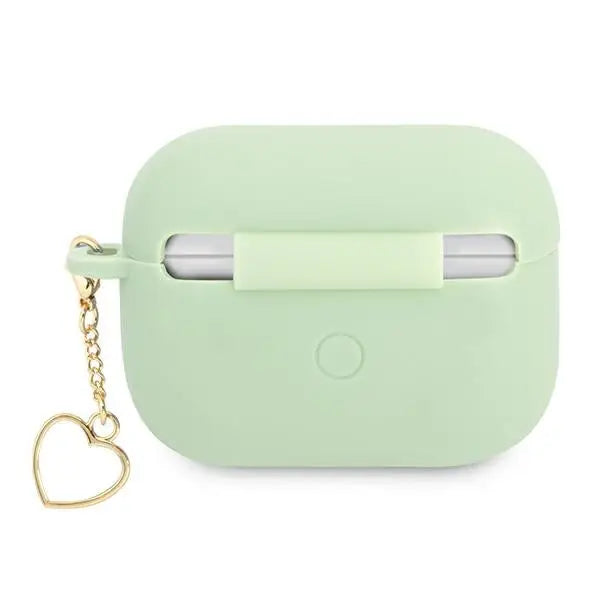 Guess GUAPLSCHSN AirPods Pro cover green/green Silicone Charm Heart Collection - Cell phone cases and covers<<<HurtelXML
