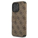 Guess GUBKP13L4GMGBR iPhone 13 Pro / 13 6.1’’ brown/brown book 4G Big Metal Logo - Cell phone cases