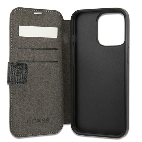 Guess GUBKP13L4GMGGR iPhone 13 Pro / 13 6.1’’ grey/grey book 4G Big Metal Logo - Cell phone cases and covers<<<HurtelXML