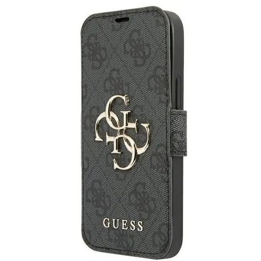 Guess GUBKP13X4GMGGR iPhone 13 Pro Max 6.7’’ gray/gray book 4G Big Metal Logo - Cell phone cases and covers<<<HurtelXML