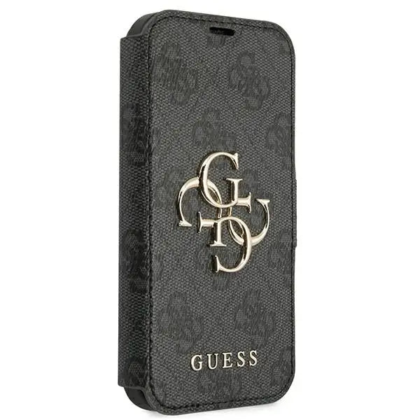 Guess GUBKP13X4GMGGR iPhone 13 Pro Max 6.7’’ gray/gray book 4G Big Metal Logo - Cell phone cases and covers<<<HurtelXML