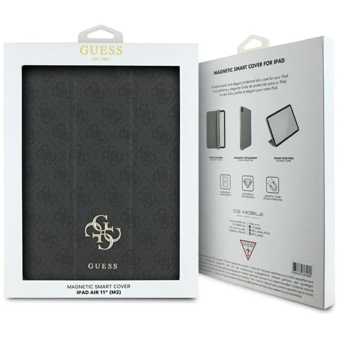 Guess GUFC11RM24PS4SGK iPad Air 11’’ 2024 black/black Magnetic 4G Big Logo - Cell phone cases and covers<<<HurtelXML