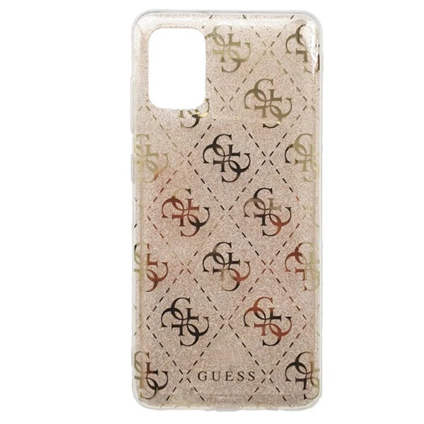 Guess GUHCA31PCU4GLGO A31 A315 gold/gold hard case 4G Glitter - Cell phone cases and covers<<<HurtelXML
