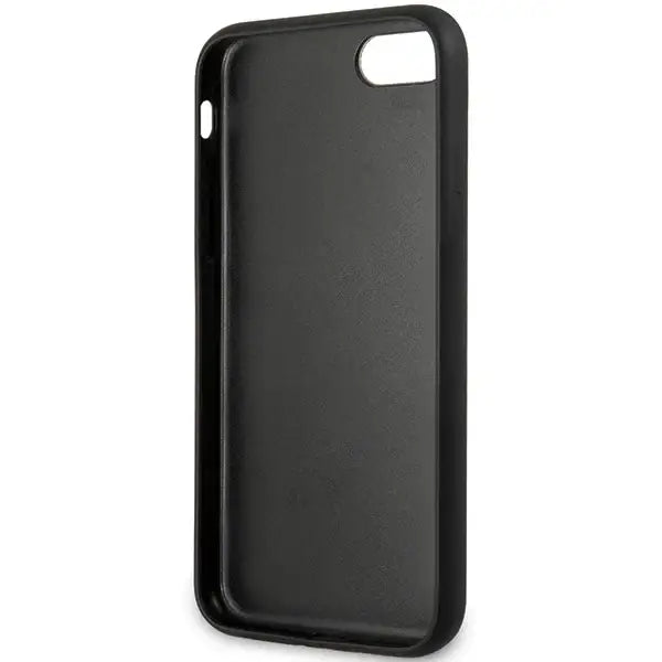 Guess GUHCI8PSASBBK iPhone 7/8 / SE 2020 / SE 2022 black/black Saffiano Strap - Cell phone cases and covers<<<HurtelXML