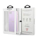 Guess GUHCI8PSASBPU iPhone 7/8 / SE 2020 / SE 2022 hardcase purple/purple Saffiano Hot Stamp & Metal Logo - Cell phone