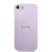Guess GUHCI8PSASBPU iPhone 7/8 / SE 2020 / SE 2022 hardcase purple/purple Saffiano Hot Stamp & Metal Logo - Cell phone