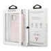 Guess GUHCN58LS4GLP iPhone 11 Pro light pink/light pink hard case Silicone 4G Tone On Tone - Cell phone cases