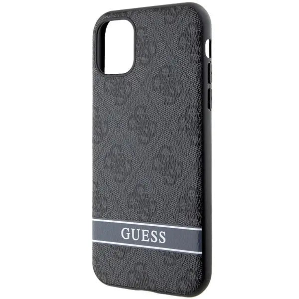 Guess GUHCN61P4SNK iPhone 11 / Xr grey/grey hardcase 4G Stripe - Cell phone cases and covers<<<HurtelXML