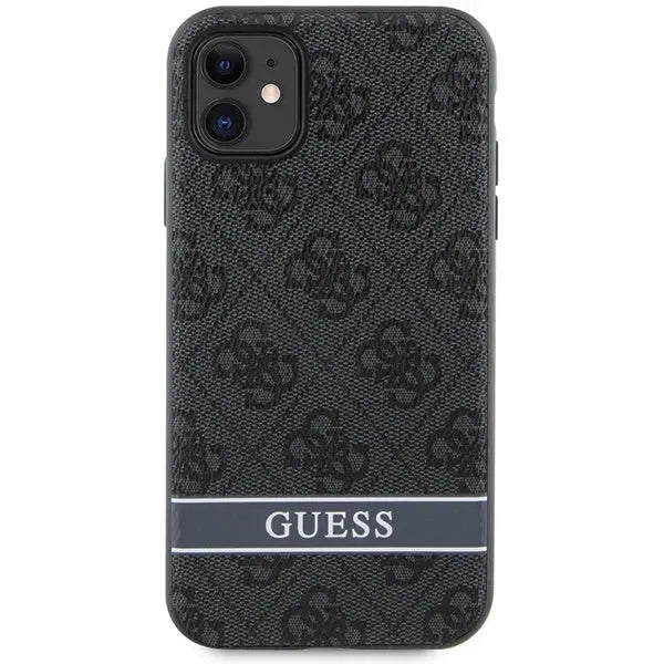 Guess GUHCN61P4SNK iPhone 11 / Xr grey/grey hardcase 4G Stripe - Cell phone cases and covers<<<HurtelXML