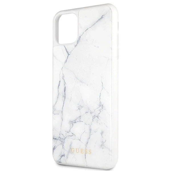 Guess GUHCN65HYMAWH iPhone 11 Pro Max white/white Marble - Cell phone cases and covers<<<HurtelXML
