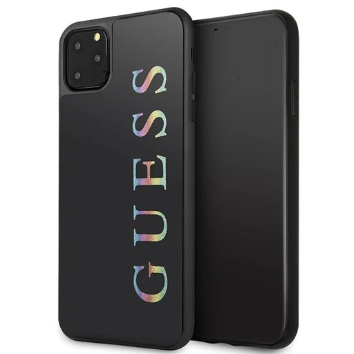 Guess GUHCN65LGMLBK iPhone 11 Pro Max black/black hard case Glitter Logo - Cell phone cases and covers<<<HurtelXML