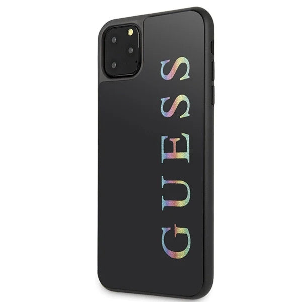 Guess GUHCN65LGMLBK iPhone 11 Pro Max black/black hard case Glitter Logo - Cell phone cases and covers<<<HurtelXML