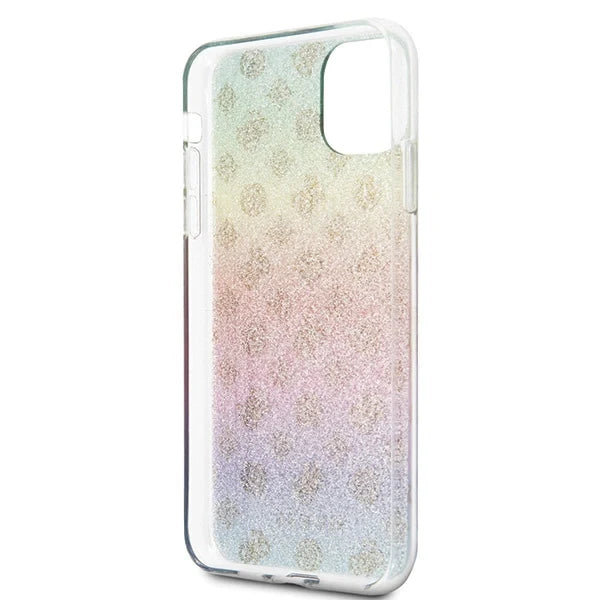 Guess GUHCN65PEOML iPhone 11 Pro Max multicolor hard case Iridescent 4G Peony - Cell phone cases and covers<<<HurtelXML