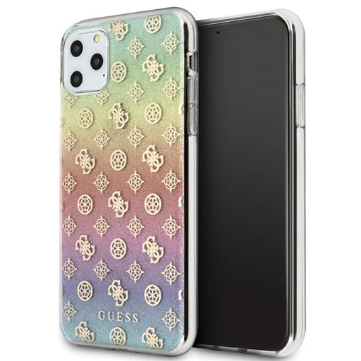 Guess GUHCN65PEOML iPhone 11 Pro Max multicolor hard case Iridescent 4G Peony - Cell phone cases and covers<<<HurtelXML