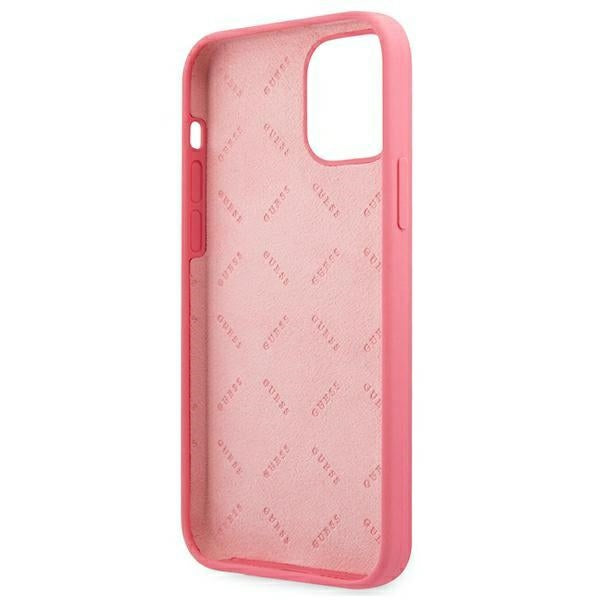 Guess GUHCP12LLSPEFU iPhone 12 Pro Max 6.7’’ fuchsia/fuchsia hard case Peony Collection - Cell phone cases