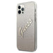 Guess GUHCP12MPCUGLSGO iPhone 12/12 Pro 6.1’’ gold/gold hardcase Glitter Gradient Script - Cell phone cases