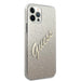 Guess GUHCP12MPCUGLSGO iPhone 12/12 Pro 6.1’’ gold/gold hardcase Glitter Gradient Script - Cell phone cases
