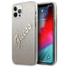Guess GUHCP12MPCUGLSGO iPhone 12/12 Pro 6.1’’ gold/gold hardcase Glitter Gradient Script - Cell phone cases