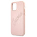Guess GUHCP12MRSAVSRG iPhone 12/12 Pro 6.1’’ pink/pink hardcase Saffiano Vintage Script - Cell phone cases