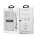 Guess GUHCP13LKB4GGR iPhone 13 Pro / 13 6,1’’ Transparent hardcase 4G Grey Strap Charm - Cell phone cases