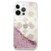 Guess GUHCP13LLGPEPI iPhone 13 Pro / 13 6,1’’ różowy/pink hardcase Peony Liquid Glitter - Cell phone cases