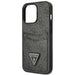 Guess GUHCP13LP4TPK iPhone 13 Pro / 13 6.1’’ black/black hardcase 4G Triangle Logo Cardslot - Cell phone cases