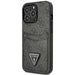 Guess GUHCP13LP4TPK iPhone 13 Pro / 13 6.1’’ black/black hardcase 4G Triangle Logo Cardslot - Cell phone cases
