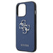 Guess GUHCP13LSA4GSBL iPhone 13 Pro / 13 6,1’’ niebieski/blue hardcase Saffiano 4G Metal Logo - Cell phone cases