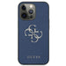 Guess GUHCP13LSA4GSBL iPhone 13 Pro / 13 6,1’’ niebieski/blue hardcase Saffiano 4G Metal Logo - Cell phone cases