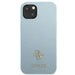 Guess GUHCP13MPS4MB iPhone 13 6.1’’ blue/blue hardcase Saffiano 4G Small Metal Logo - Cell phone cases