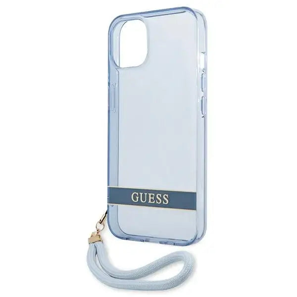 Guess GUHCP13SHTSGSB iPhone 13 mini 5,4 ’blue / blue hardcase Translucent Stap - Cell phone cases and covers<<<HurtelXML
