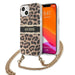 Guess GUHCP13SKBCLE iPhone 13 mini 5.4’’ Leopard hardcase Gold Strap - Cell phone cases and covers<<<HurtelXML