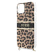 Guess GUHCP13SKBCLE iPhone 13 mini 5.4’’ Leopard hardcase Gold Strap - Cell phone cases and covers<<<HurtelXML