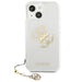 Guess GUHCP13SKS4GGO iPhone 13 mini 5.4’’ Transparent hardcase 4G Gold Charms Collection - Cell phone cases