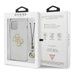Guess GUHCP13SKS4GGO iPhone 13 mini 5.4’’ Transparent hardcase 4G Gold Charms Collection - Cell phone cases