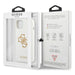 Guess GUHCP13SLS4GGWH iPhone 13 mini 5.4’’ white/white hard case Silicone 4G Logo - Cell phone cases