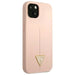 Guess GUHCP13SSLTGP iPhone 13 mini 5.4’’ pink/pink hardcase Silicone Triangle - Cell phone cases and covers<<<HurtelXML