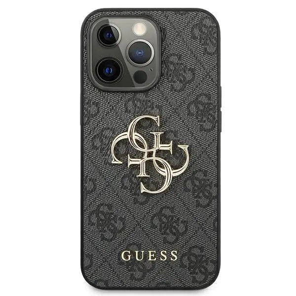 Guess GUHCP13X4GMGGR iPhone 13 Pro Max 6.7’’ grey/grey hardcase 4G Big Metal Logo - Cell phone cases