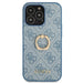 Guess GUHCP13X4GMRBL iPhone 13 Pro Max 6,7’’ niebieski/blue hardcase 4G with ring stand - Cell phone cases