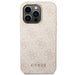 Guess GUHCP14LG4GFPI iPhone 14 Pro 6,1’’ różowy/pink hard case 4G Metal Gold Logo - Cell phone cases