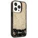 Guess GUHCP14LLC4PSGK iPhone 14 Pro 6.1’’ black/black hardcase Liquid Glitter 4G Transculent - Cell phone cases