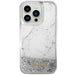 Guess GUHCP14LLCSGSGH iPhone 14 Pro 6.1’’ white/white hardcase Liquid Glitter Marble - Cell phone cases