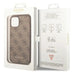 Guess GUHCP14MG4GFBR iPhone 14 Plus 6,7’’ brązowy/brown hard case 4G Metal Gold Logo - Cell phone cases
