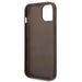 Guess GUHCP14MG4GFBR iPhone 14 Plus 6,7’’ brązowy/brown hard case 4G Metal Gold Logo - Cell phone cases