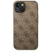 Guess GUHCP14MG4GFBR iPhone 14 Plus 6,7’’ brązowy/brown hard case 4G Metal Gold Logo - Cell phone cases